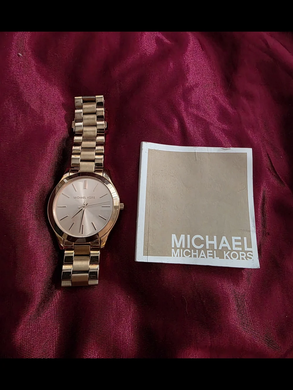 Michael Kors  Gold Tone Womens  Bracelet Watch